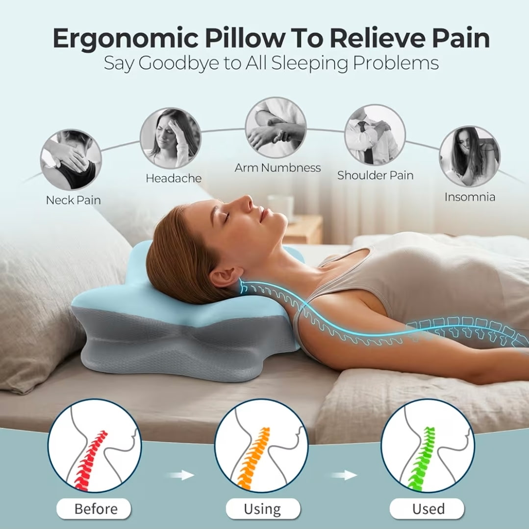 Ergonomic Cervical Pillow